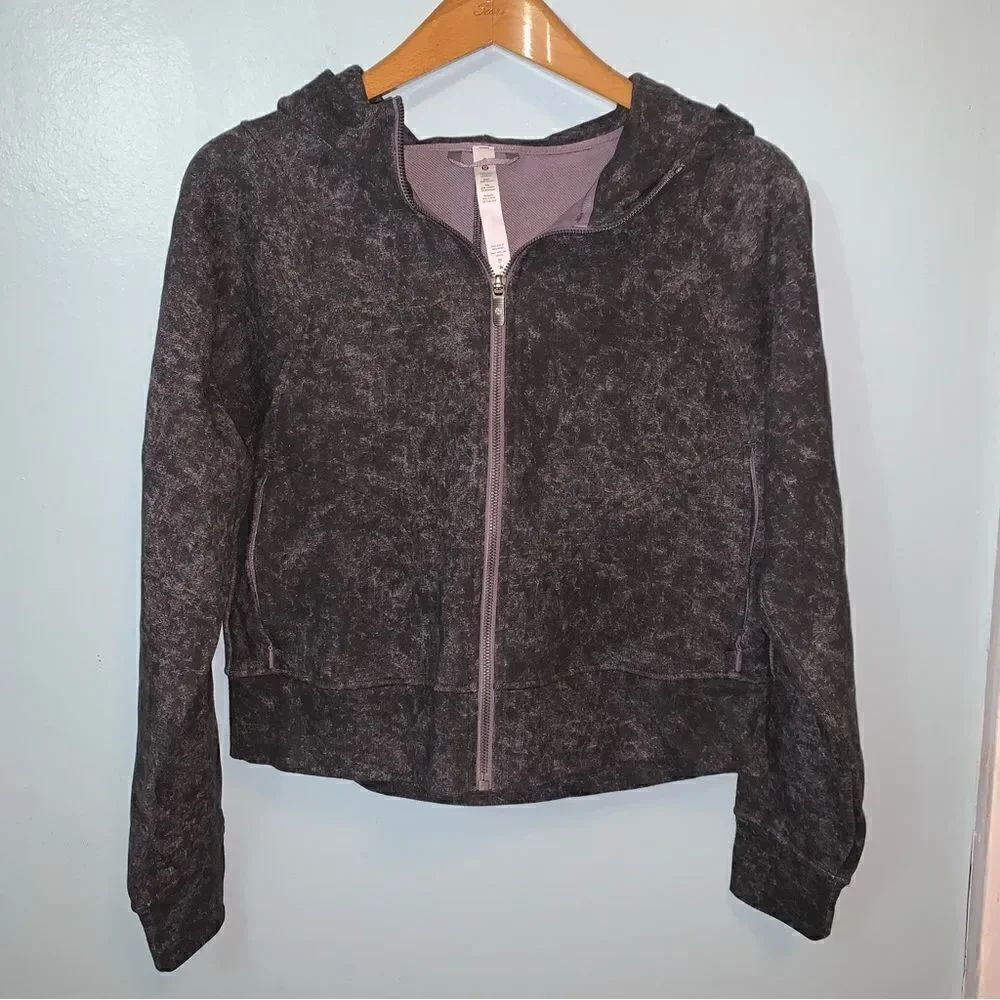 Lululemon Athletica Cotton French Terry Zip Hoodie Size 8